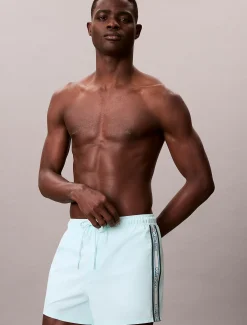 Korte zwemshort met trekkoord - CK Icon