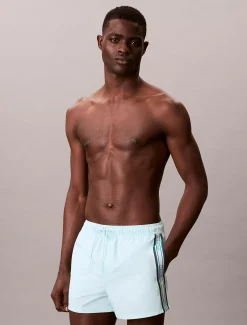 Korte zwemshort met trekkoord - CK Icon