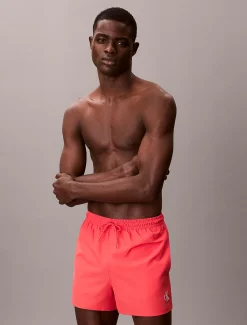 Korte zwemshort met trekkoord - CK Monogram