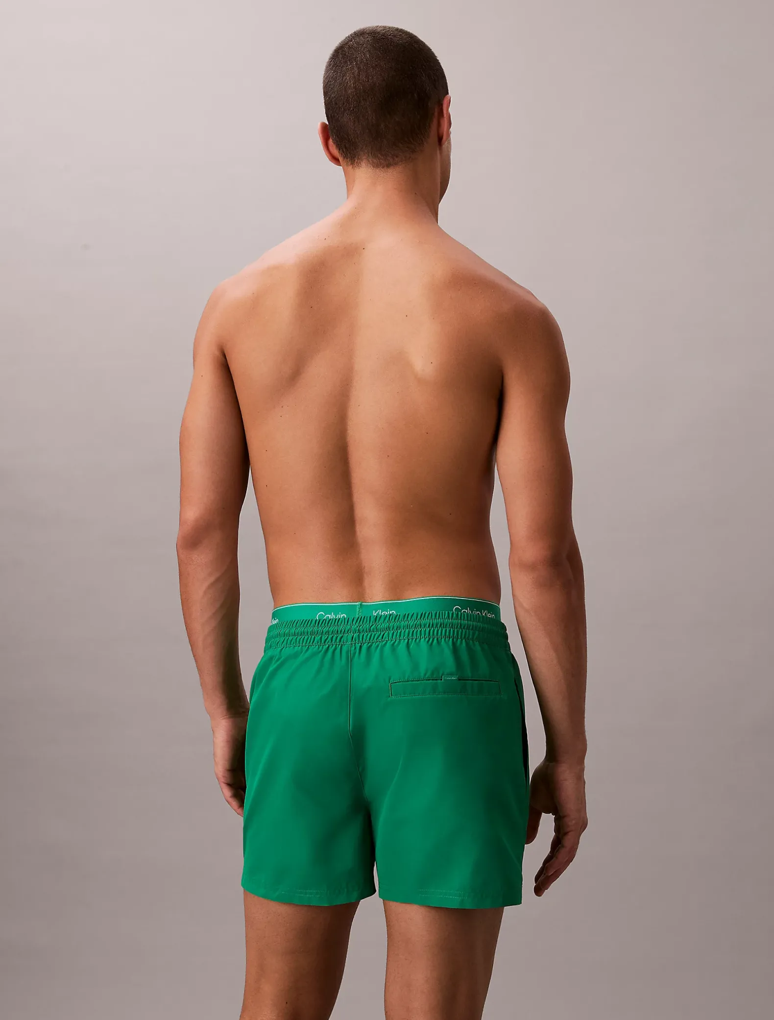 Korte zwemshort met trekkoord - CK Essentials