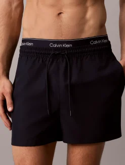 Korte zwemshort met trekkoord - CK Essentials