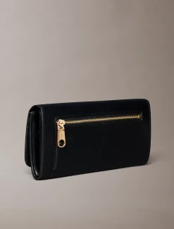 Lange portemonnee met monogram hardware