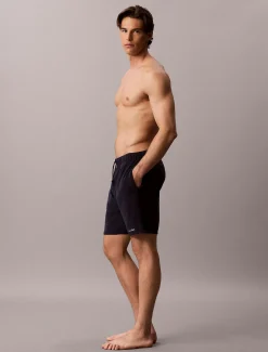 Lange strandshort met trekkoord