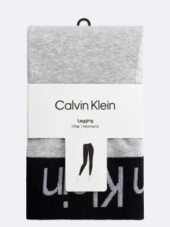 Legging met tailleband met logo
