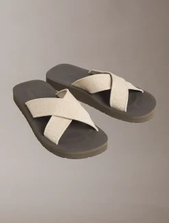 Leonidas - Geweven sandalen met logo