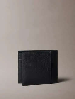 Leren bifold portemonnee