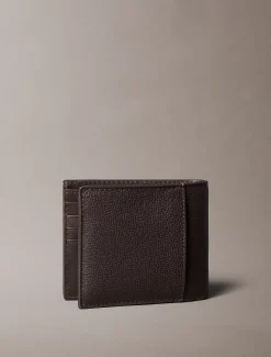 Leren bifold portemonnee
