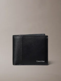 Leren billfold RFID-portemonnee
