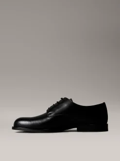 Leren derbyschoenen met veters