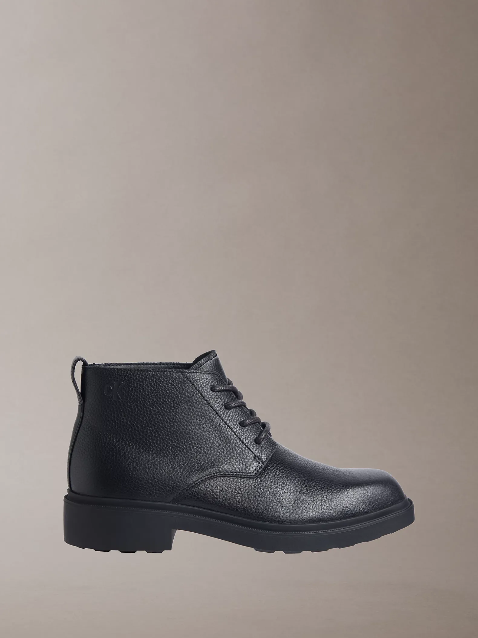 Leren desert boots met grove Airfit®-zool