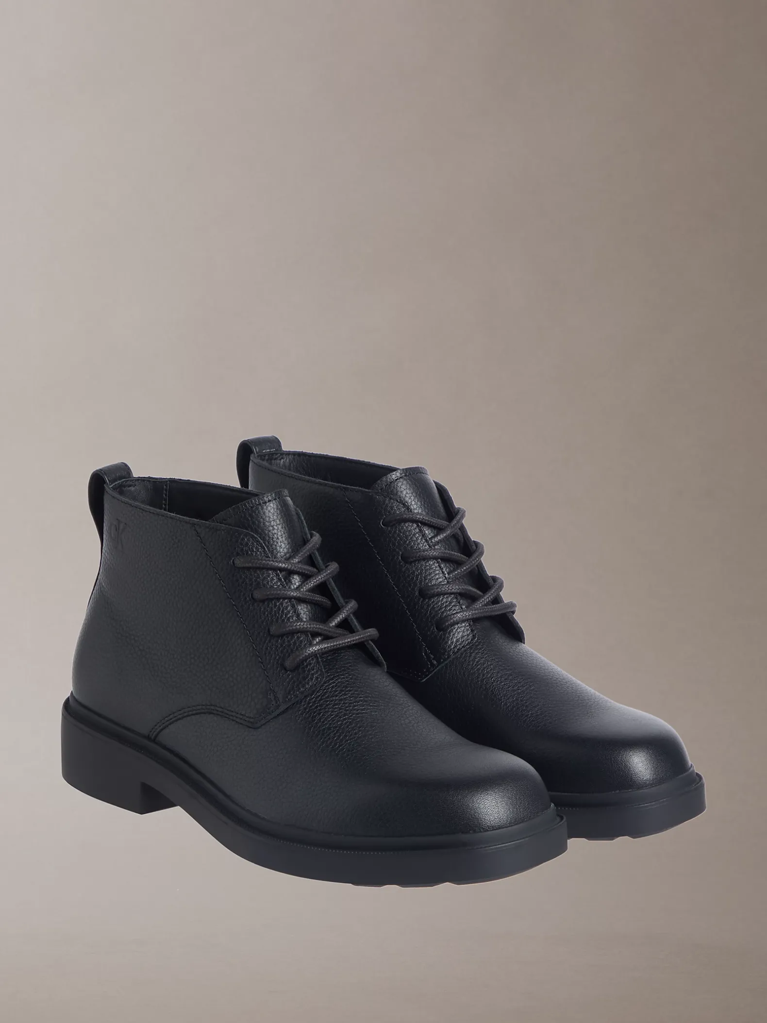 Leren desert boots met grove Airfit®-zool
