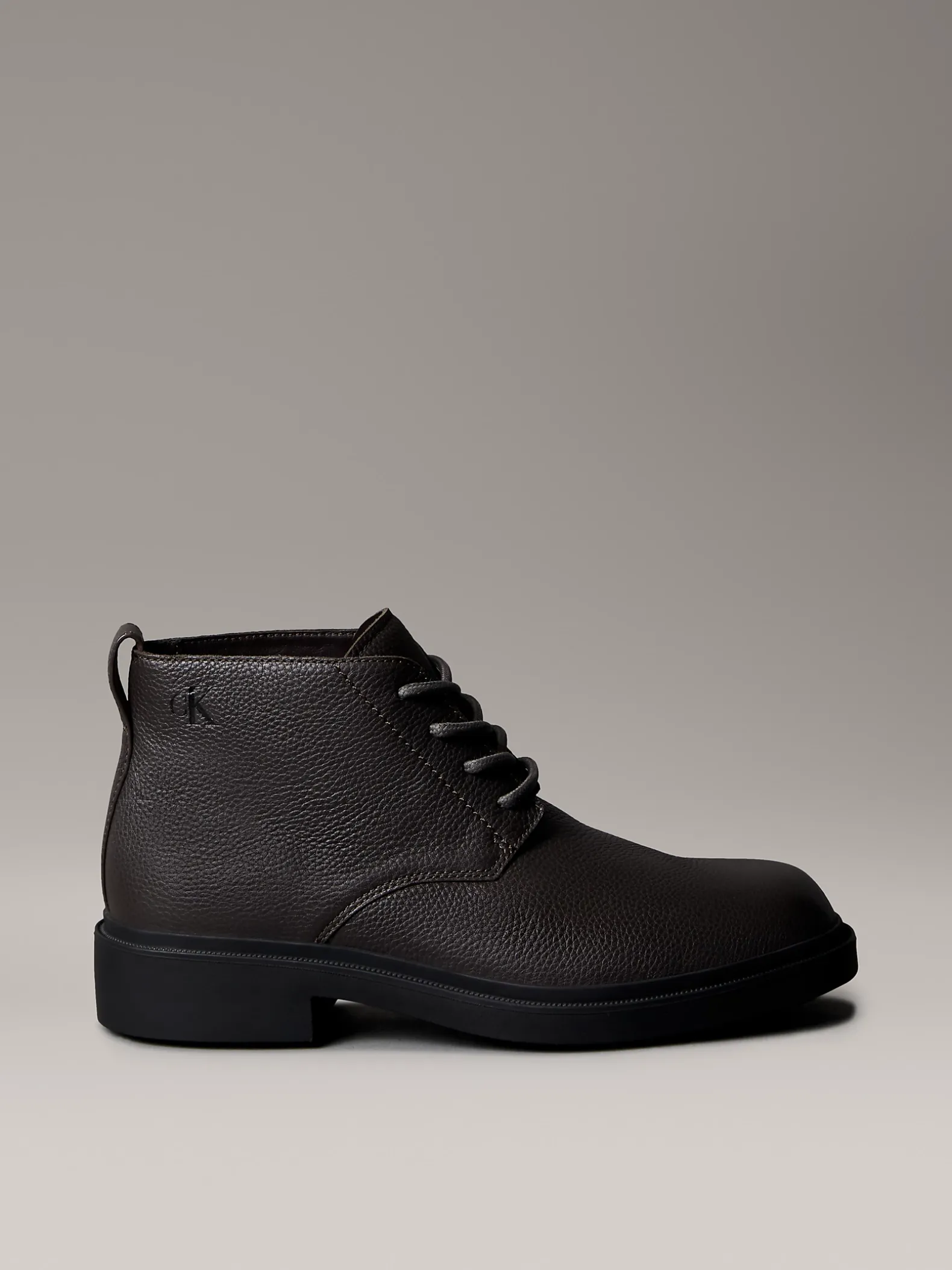 Leren desert boots met grove Airfit®-zool
