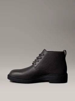 Leren desert boots met grove Airfit®-zool