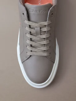 Leren duurzame chunky sneakers met grip
