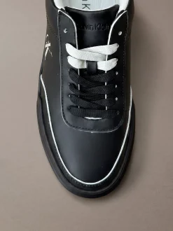Leren duurzame chunky sneakers met grip