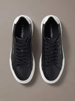Leren duurzame chunky sneakers met grip