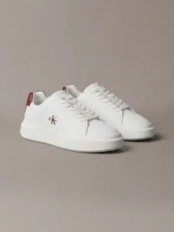 Leren duurzame chunky sneakers met grip