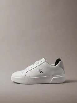 Leren duurzame chunky sneakers met grip