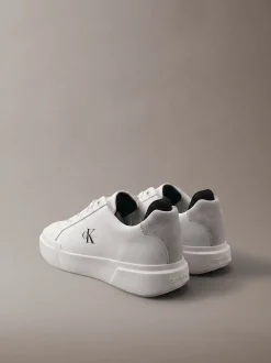 Leren duurzame chunky sneakers met grip