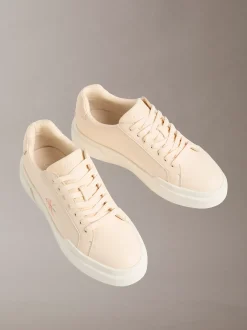 Leren duurzame chunky sneakers met grip
