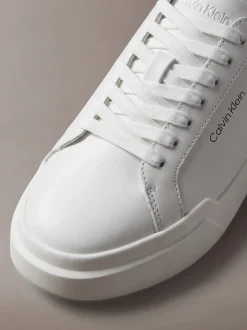 Leren duurzame chunky sneakers met grip