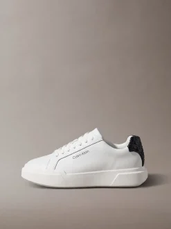 Leren duurzame chunky sneakers met grip