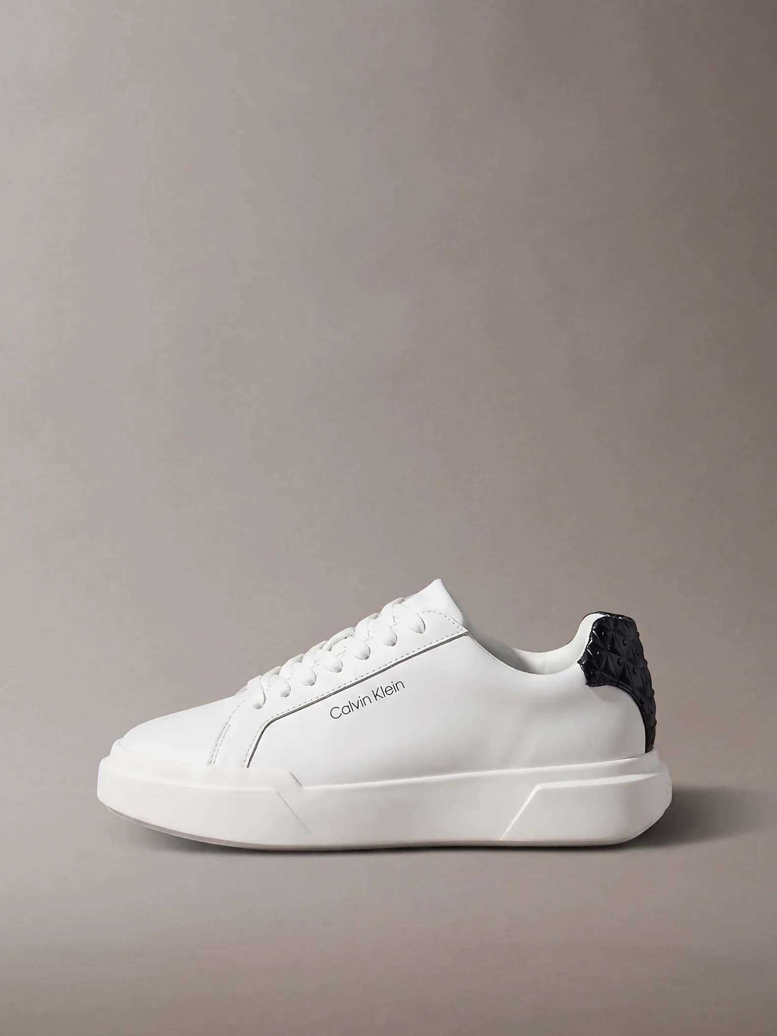 Leren duurzame chunky sneakers met grip
