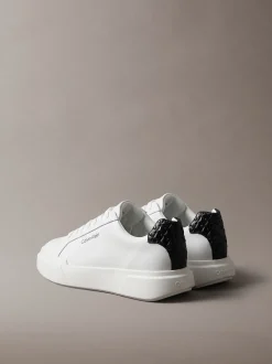 Leren duurzame chunky sneakers met grip