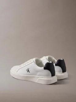 Leren duurzame chunky sneakers met grip