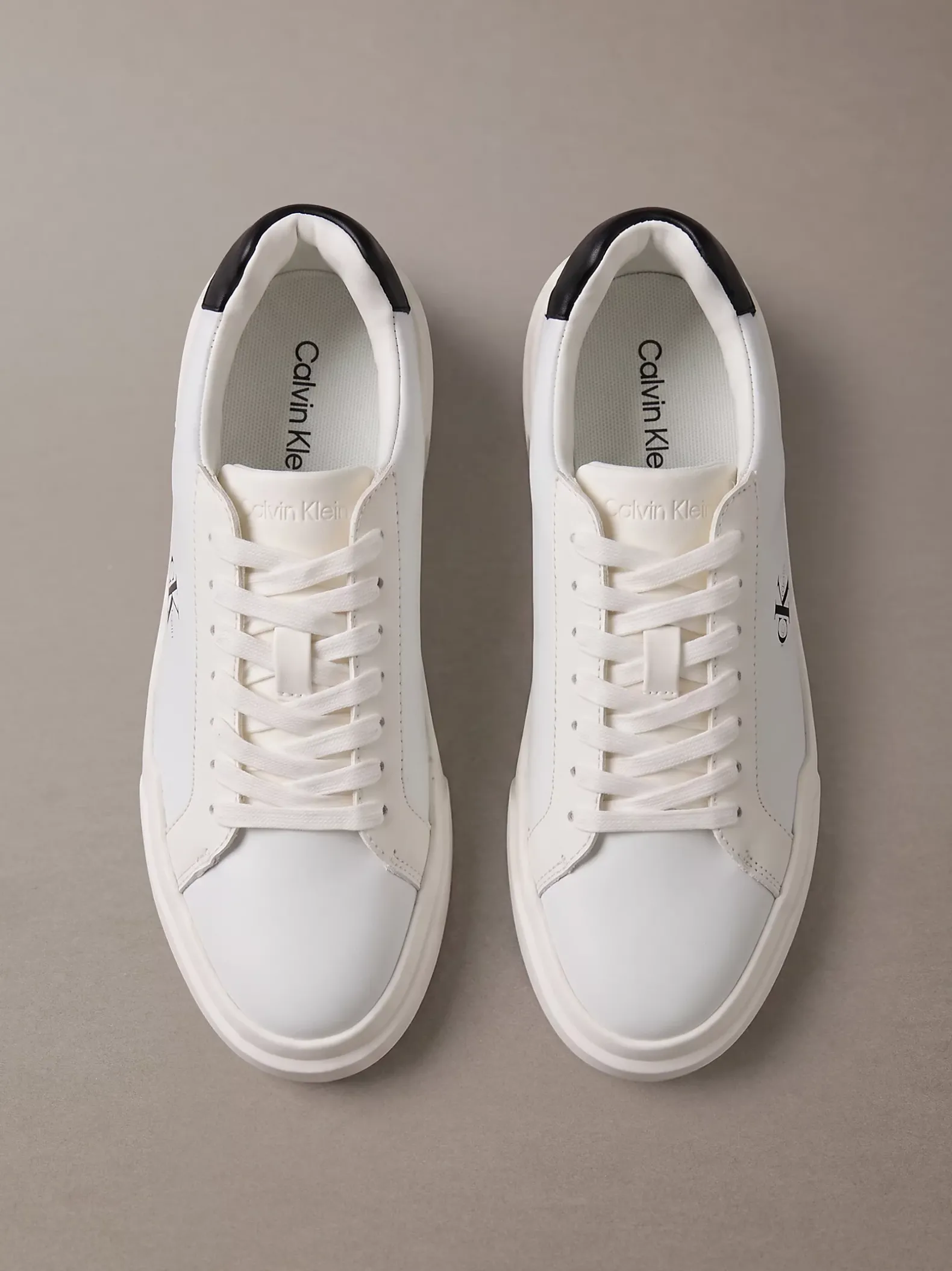 Leren duurzame chunky sneakers met grip
