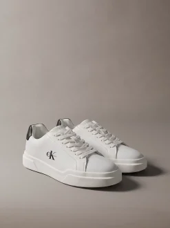 Leren duurzame chunky sneakers met grip