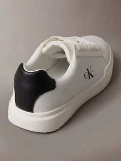 Leren duurzame chunky sneakers met grip