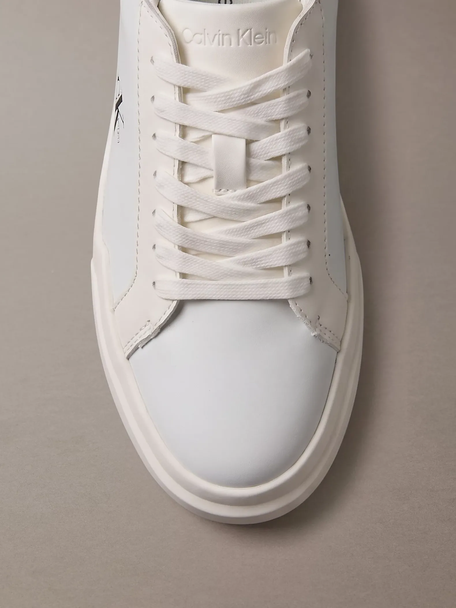 Leren duurzame chunky sneakers met grip