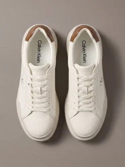 Leren duurzame chunky sneakers met grip