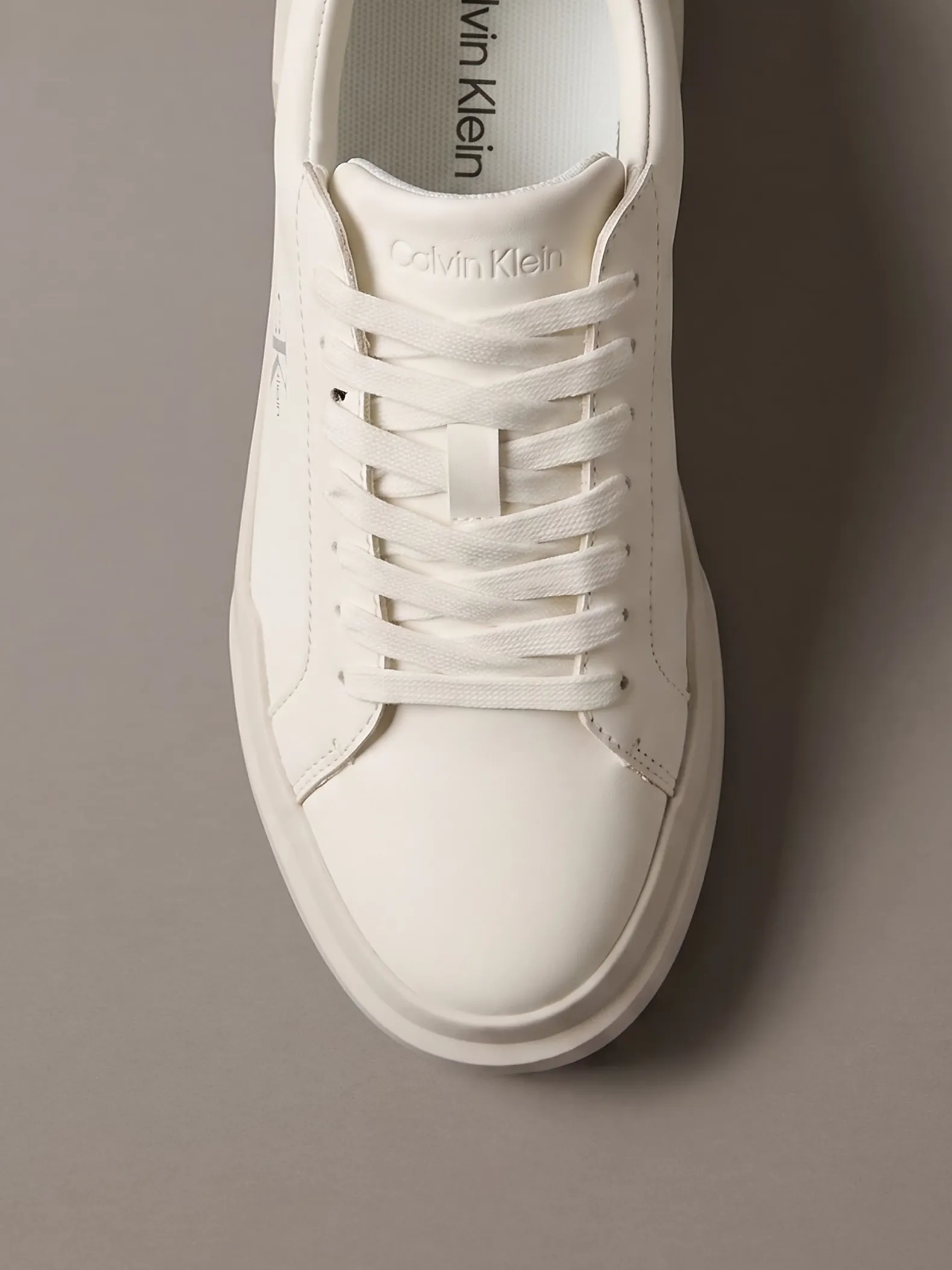 Leren duurzame chunky sneakers met grip