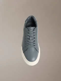 Leren duurzame chunky sneakers met grip