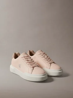 Leren duurzame chunky sneakers met grip