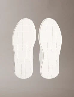 Leren duurzame chunky sneakers met grip