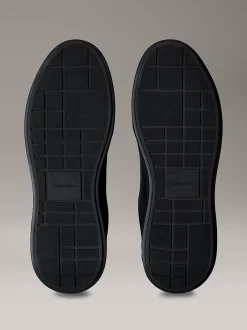 Leren duurzame chunky sneakers met grip