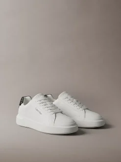 Leren duurzame chunky sneakers met grip