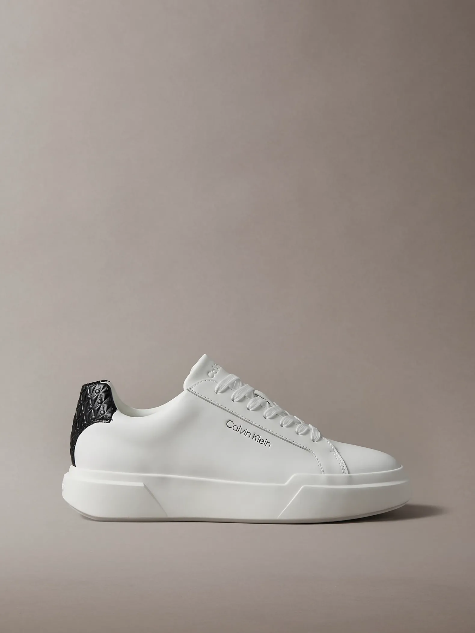 Leren duurzame chunky sneakers met grip