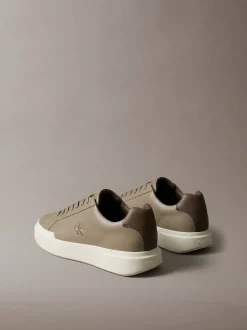 Leren duurzame chunky sneakers met grip