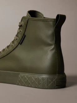 Leren duurzame chunky sneakers met grip