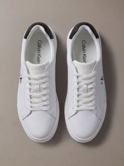 Leren duurzame chunky sneakers met grip