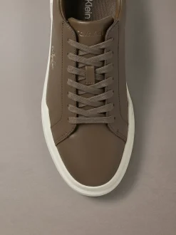 Leren duurzame chunky sneakers met grip