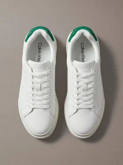 Leren duurzame chunky sneakers met grip