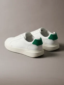 Leren duurzame chunky sneakers met grip