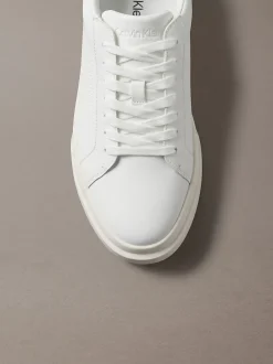 Leren duurzame chunky sneakers met grip