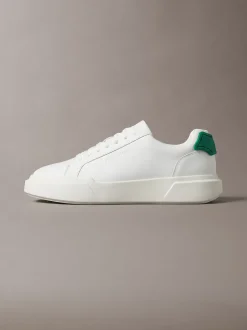 Leren duurzame chunky sneakers met grip
