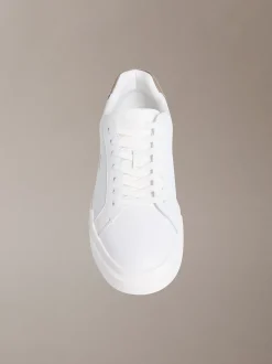 Leren duurzame chunky sneakers met grip